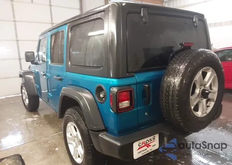 2020 Jeep Wrangler Unlimited Sport S 4X4 from USA, damaged, VIN 1C4HJXDG0LW218067